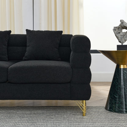 Modern Oversized Streamline 3-Seat Sofa