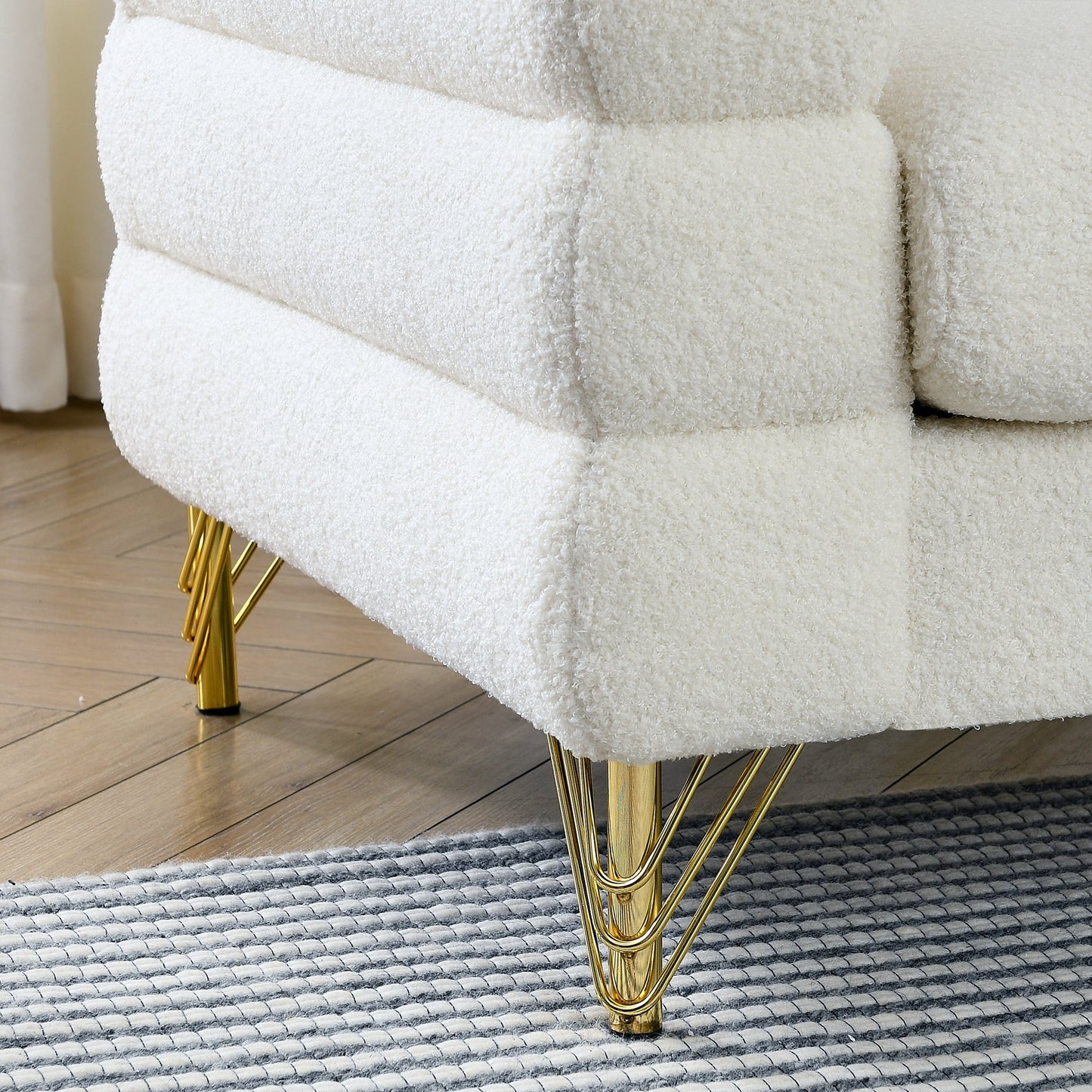 Modern Oversized Streamline 3-Seat Sofa