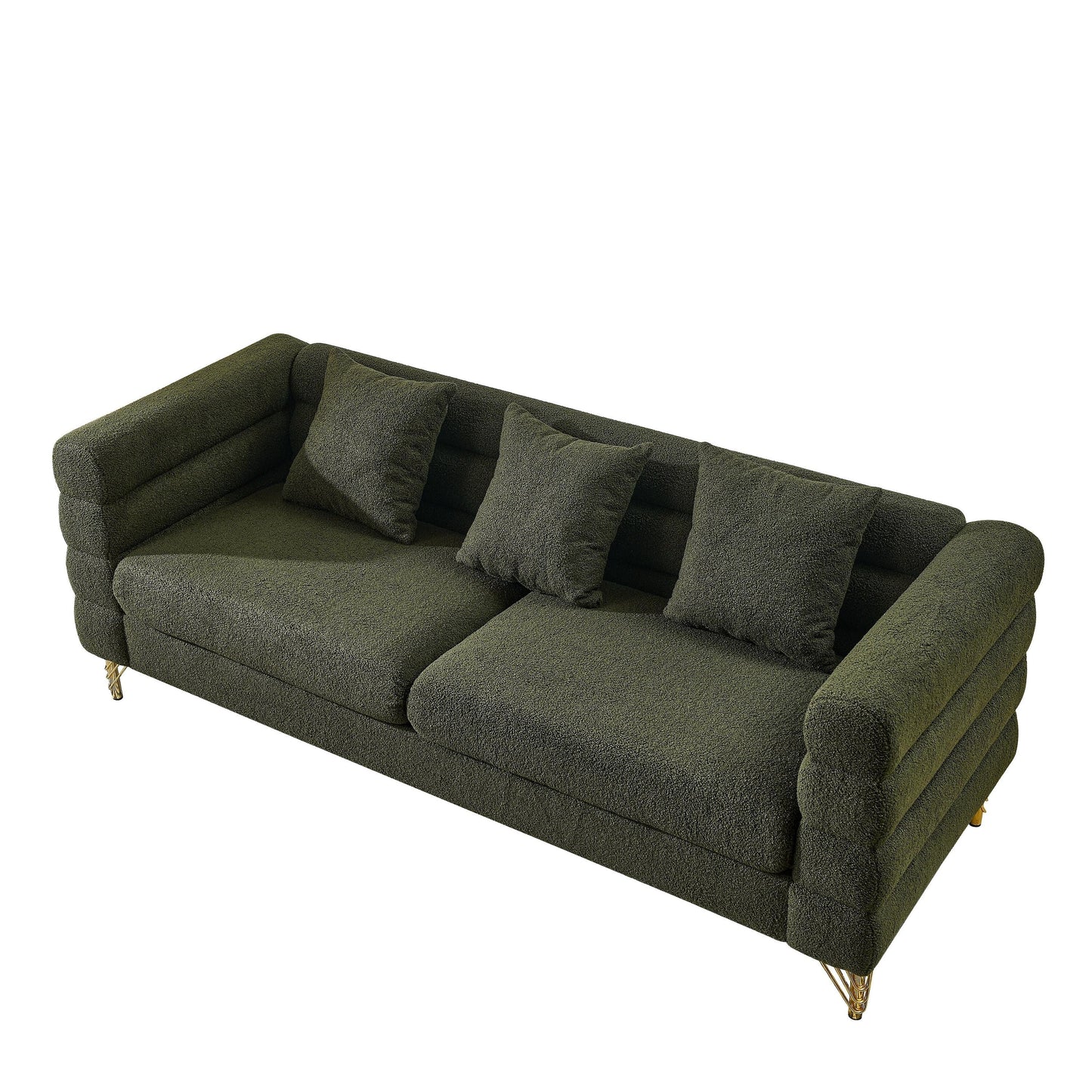 Modern Oversized Streamline 3-Seat Sofa
