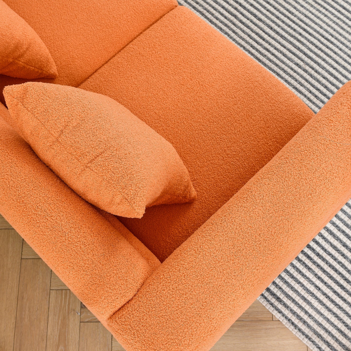 Modern Oversized Streamline 3-Seat Sofa