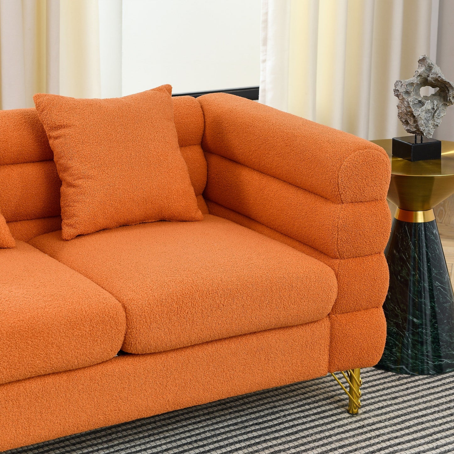 Modern Oversized Streamline 3-Seat Sofa