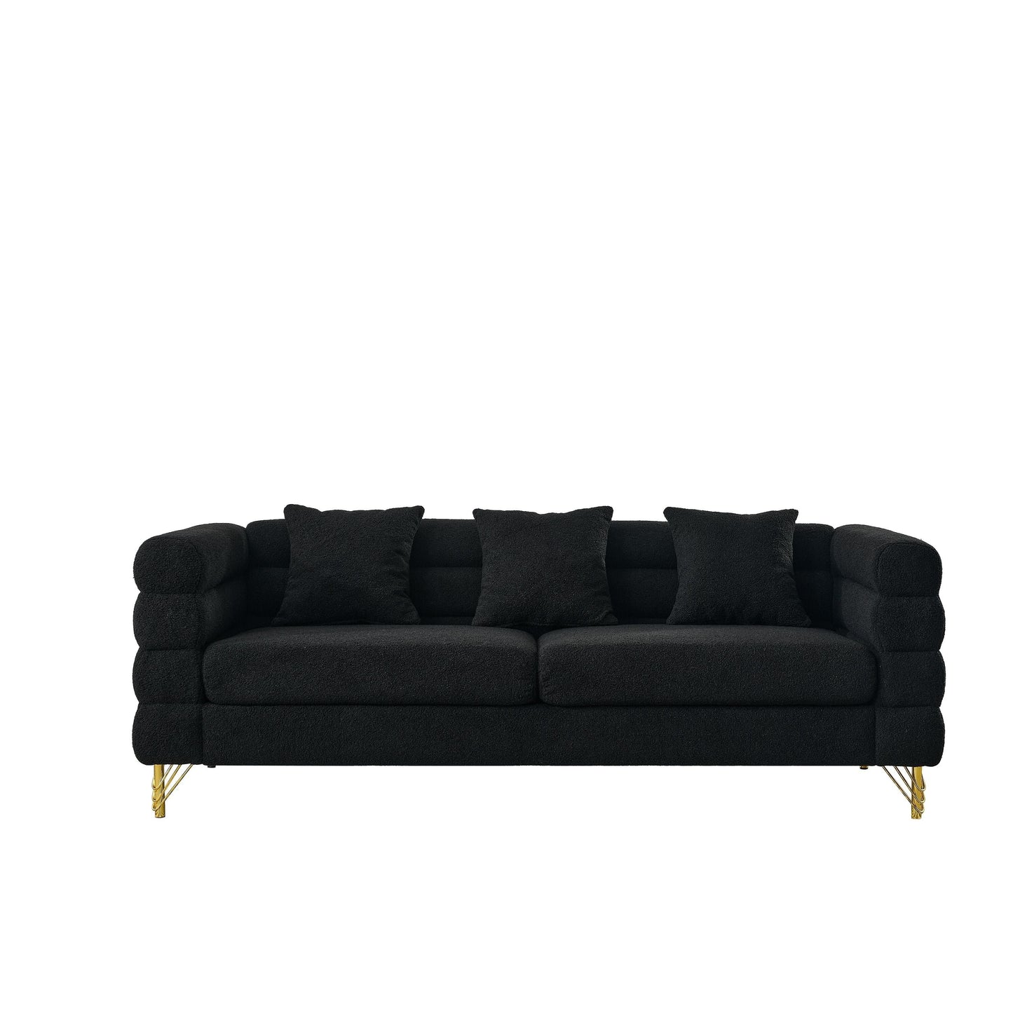 Modern Oversized Streamline 3-Seat Sofa