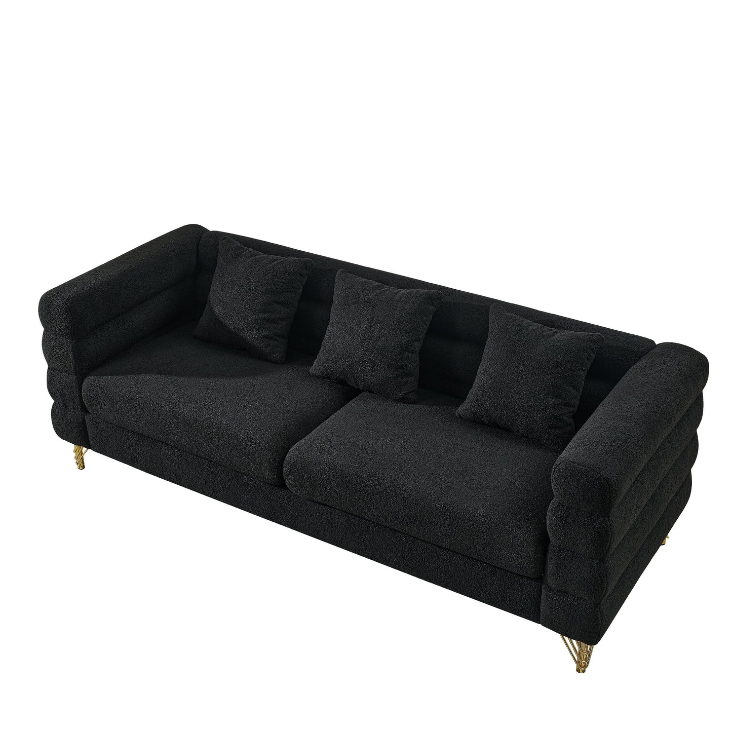 Modern Oversized Streamline 3-Seat Sofa