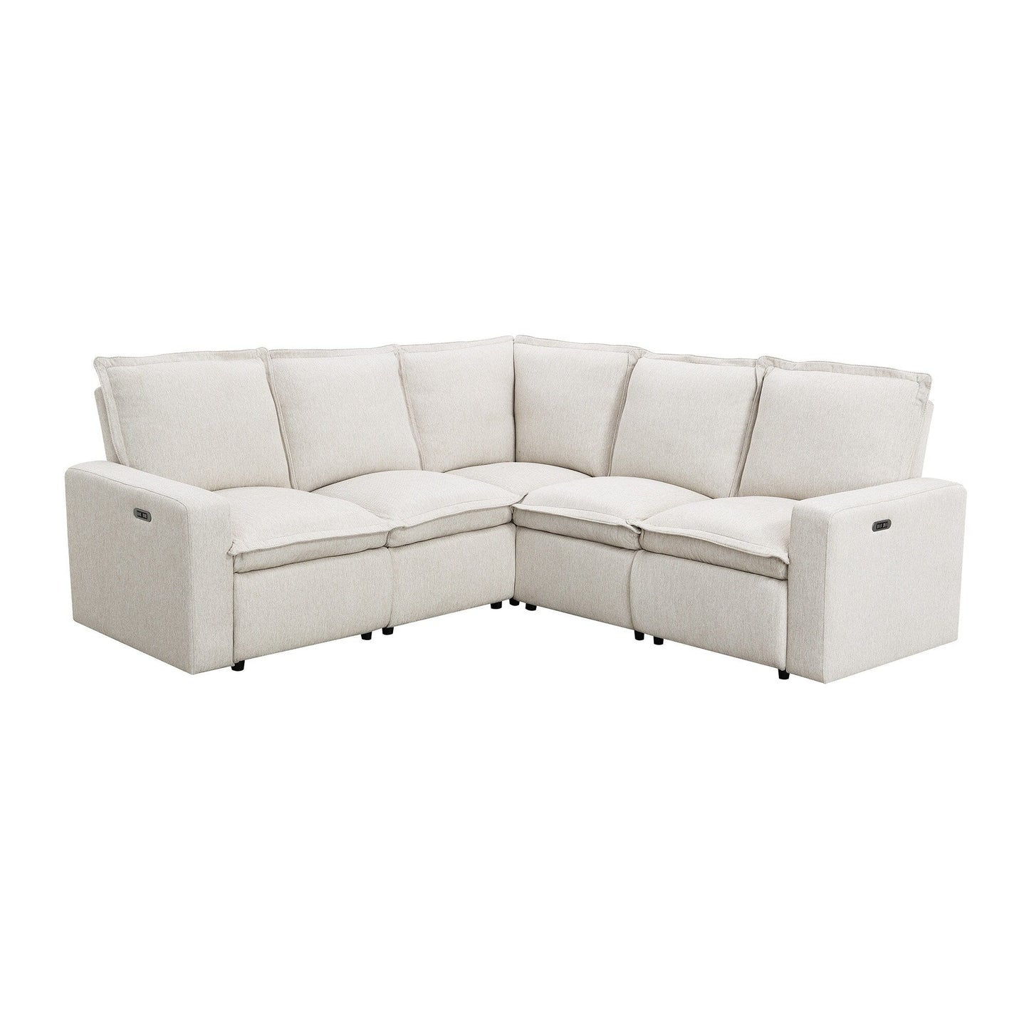 Modern Power Recliner Chair Home Theater Seating Soft Sofa with USB Port for Living Room