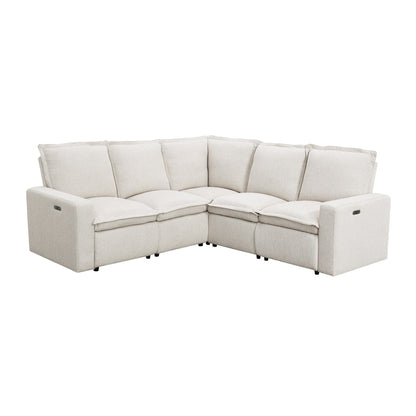 Modern Power Recliner Chair Home Theater Seating Soft Sofa with USB Port for Living Room