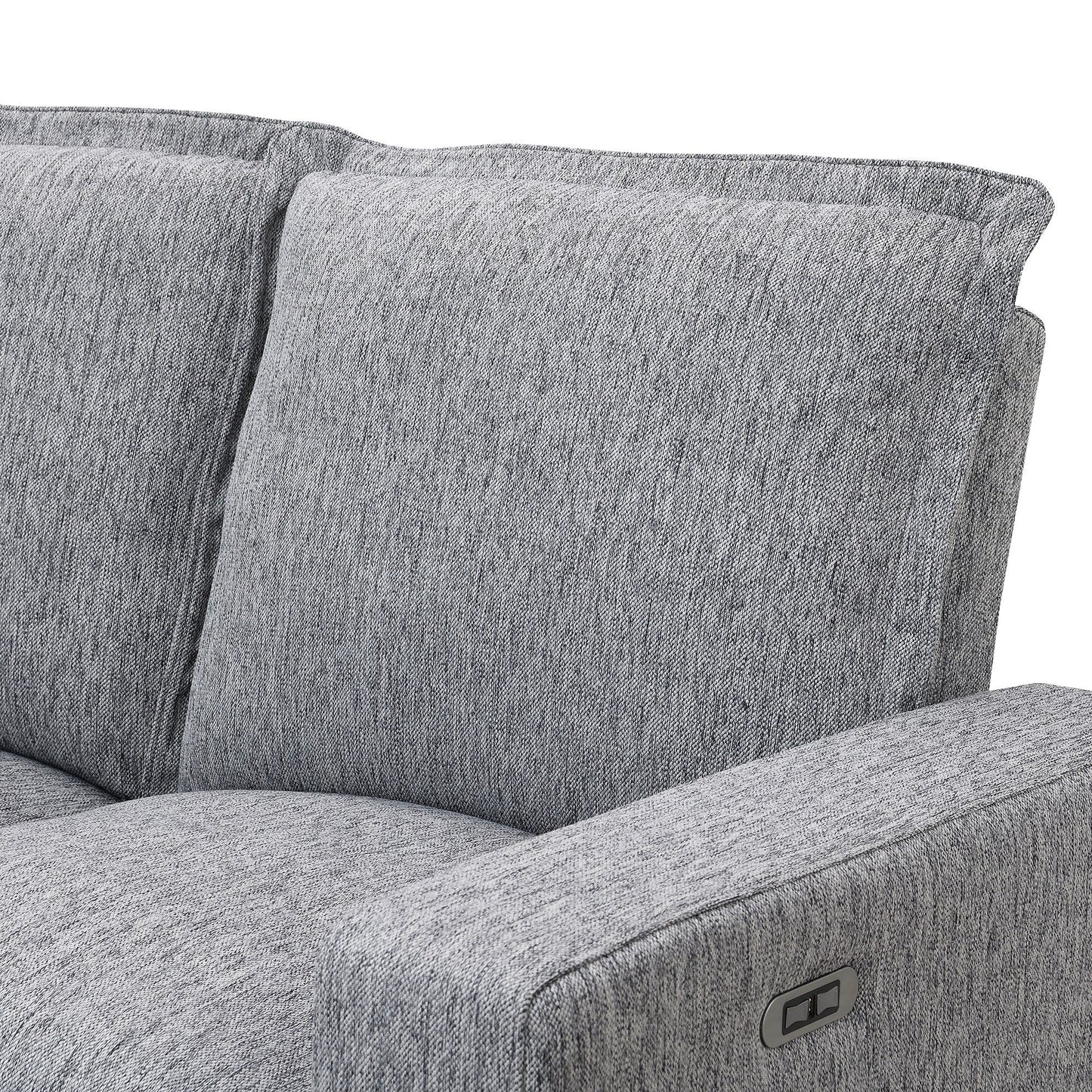 Modern Power Recliner Chair Home Theater Seating Soft Sofa with USB Port for Living Room
