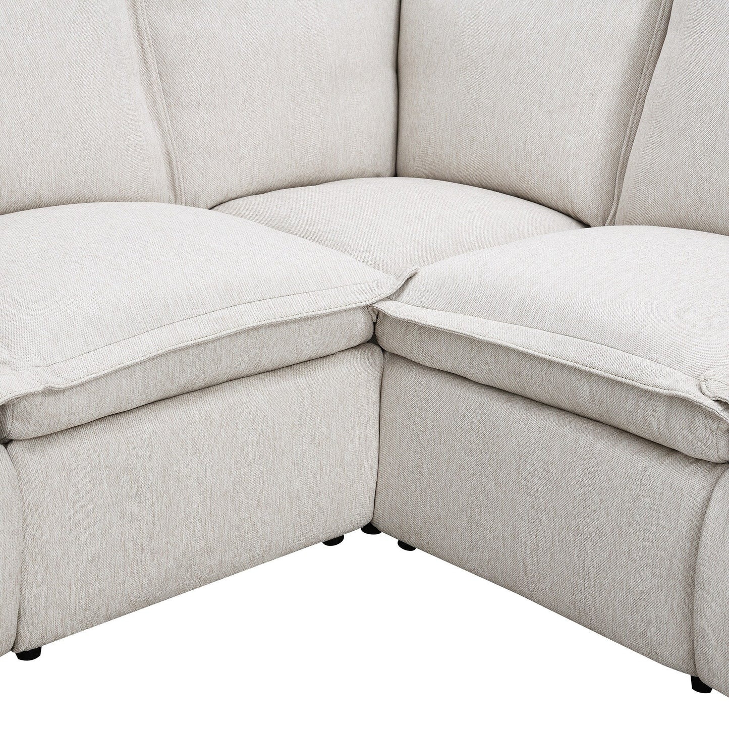 Modern Power Recliner Chair Home Theater Seating Soft Sofa with USB Port for Living Room