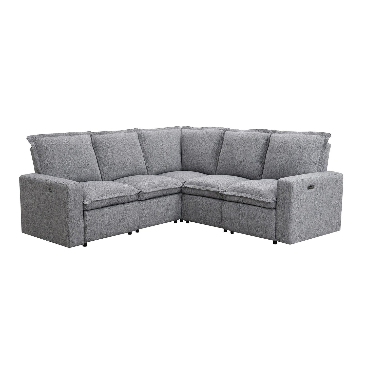 Modern Power Recliner Chair Home Theater Seating Soft Sofa with USB Port for Living Room