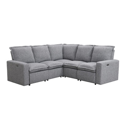 Modern Power Recliner Chair Home Theater Seating Soft Sofa with USB Port for Living Room