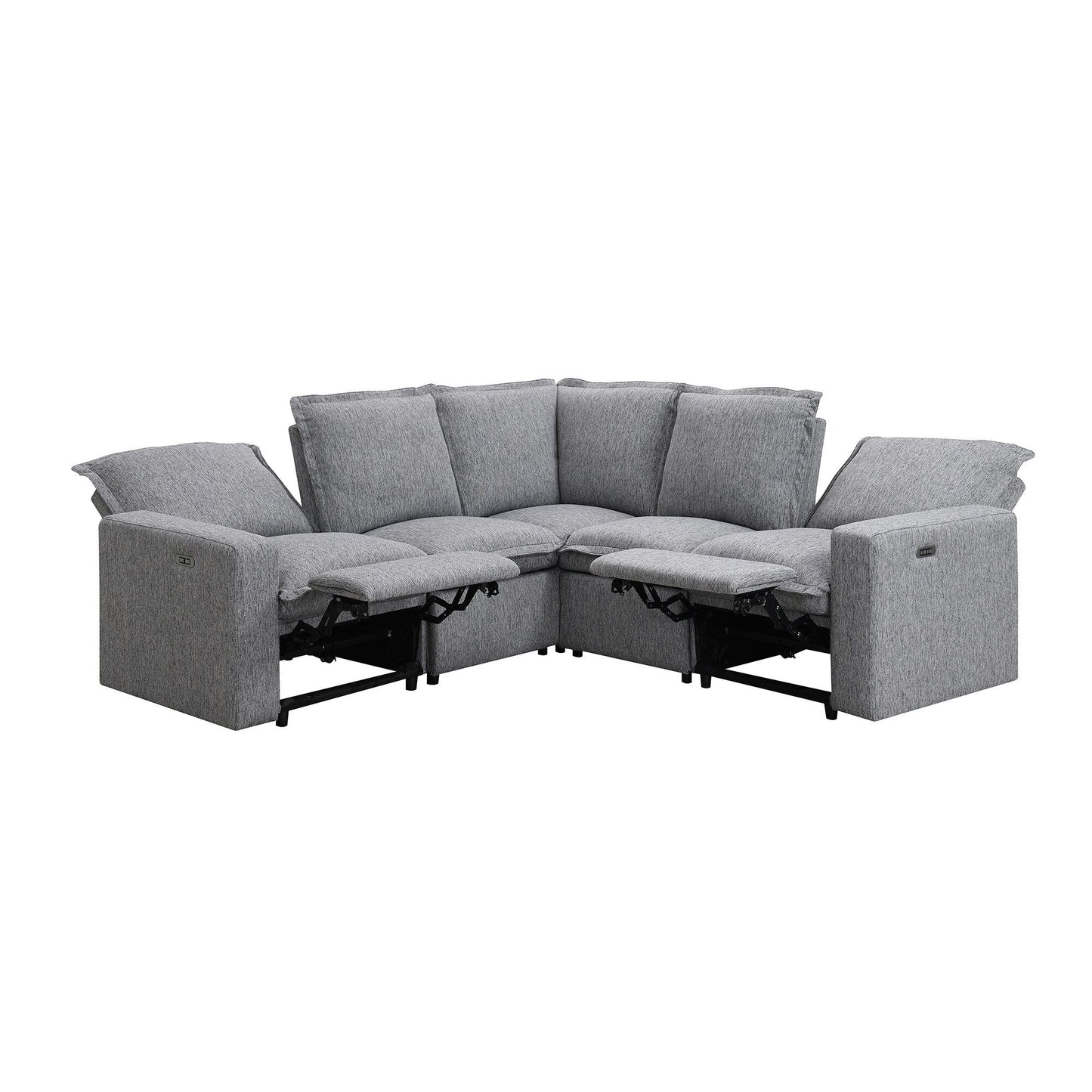 Modern Power Recliner Chair Home Theater Seating Soft Sofa with USB Port for Living Room