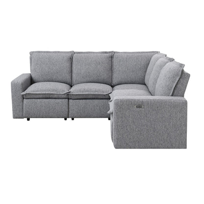 Modern Power Recliner Chair Home Theater Seating Soft Sofa with USB Port for Living Room
