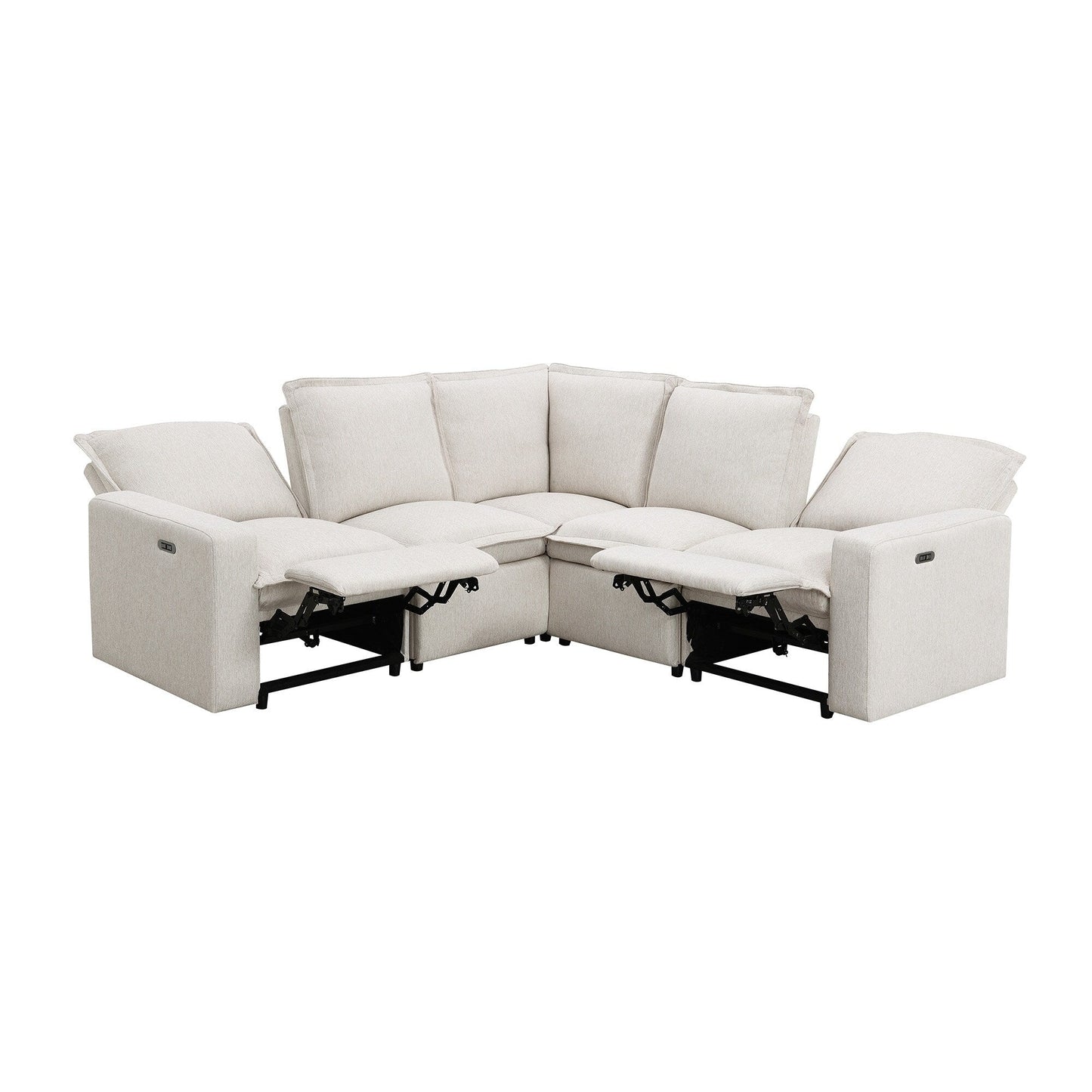 Modern Power Recliner Chair Home Theater Seating Soft Sofa with USB Port for Living Room
