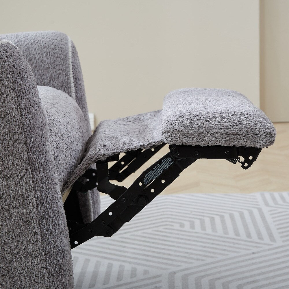Modern Power recliner Swivel Single Sofa Glider Chair Upholstery Lounge Chair with USB Charging Port