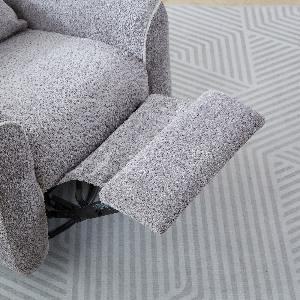 Modern Power recliner Swivel Single Sofa Glider Chair Upholstery Lounge Chair with USB Charging Port
