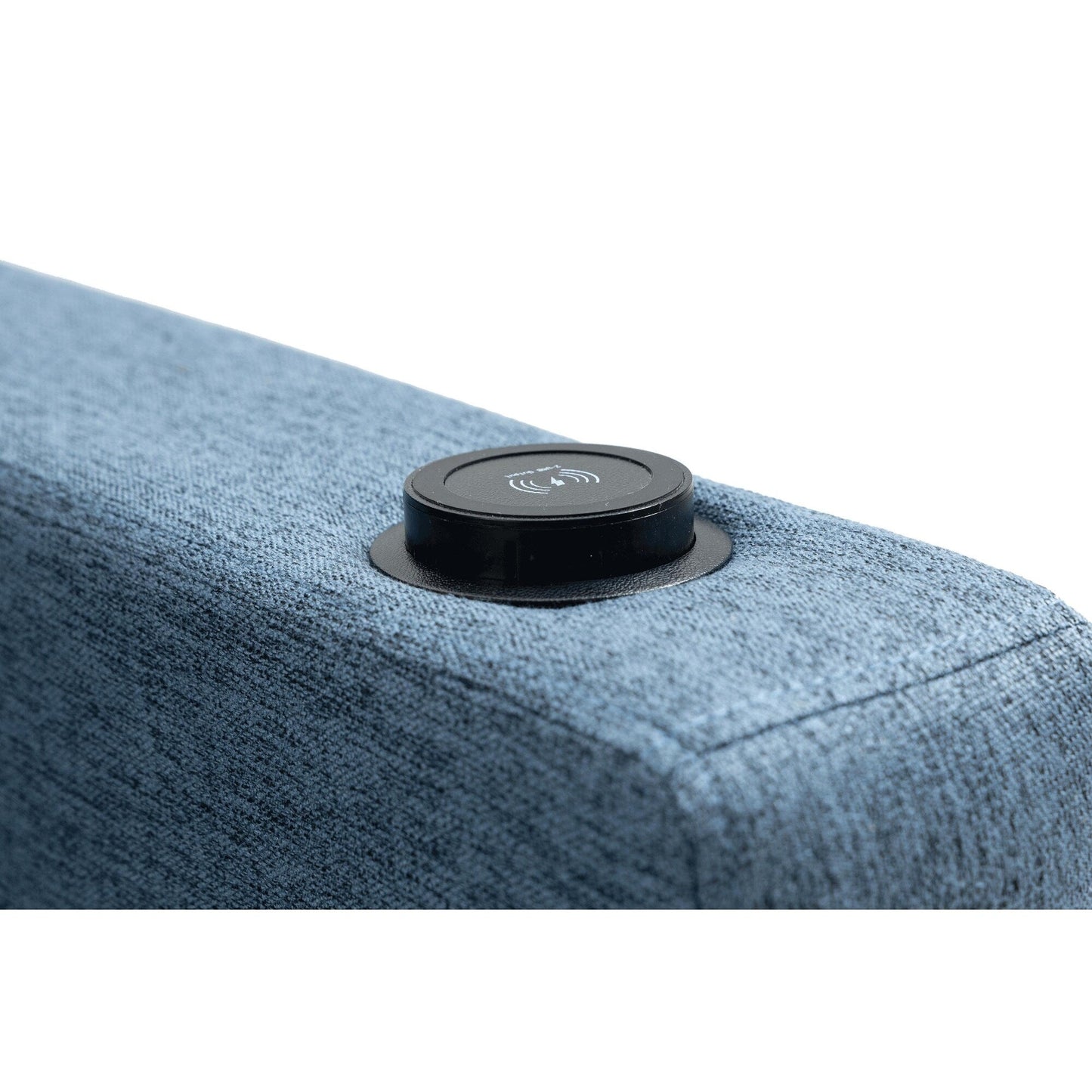 Modern Pushback Manual Recliner Chair Home Theater Seating Wingback Lounge Chair with Vibration and Heat