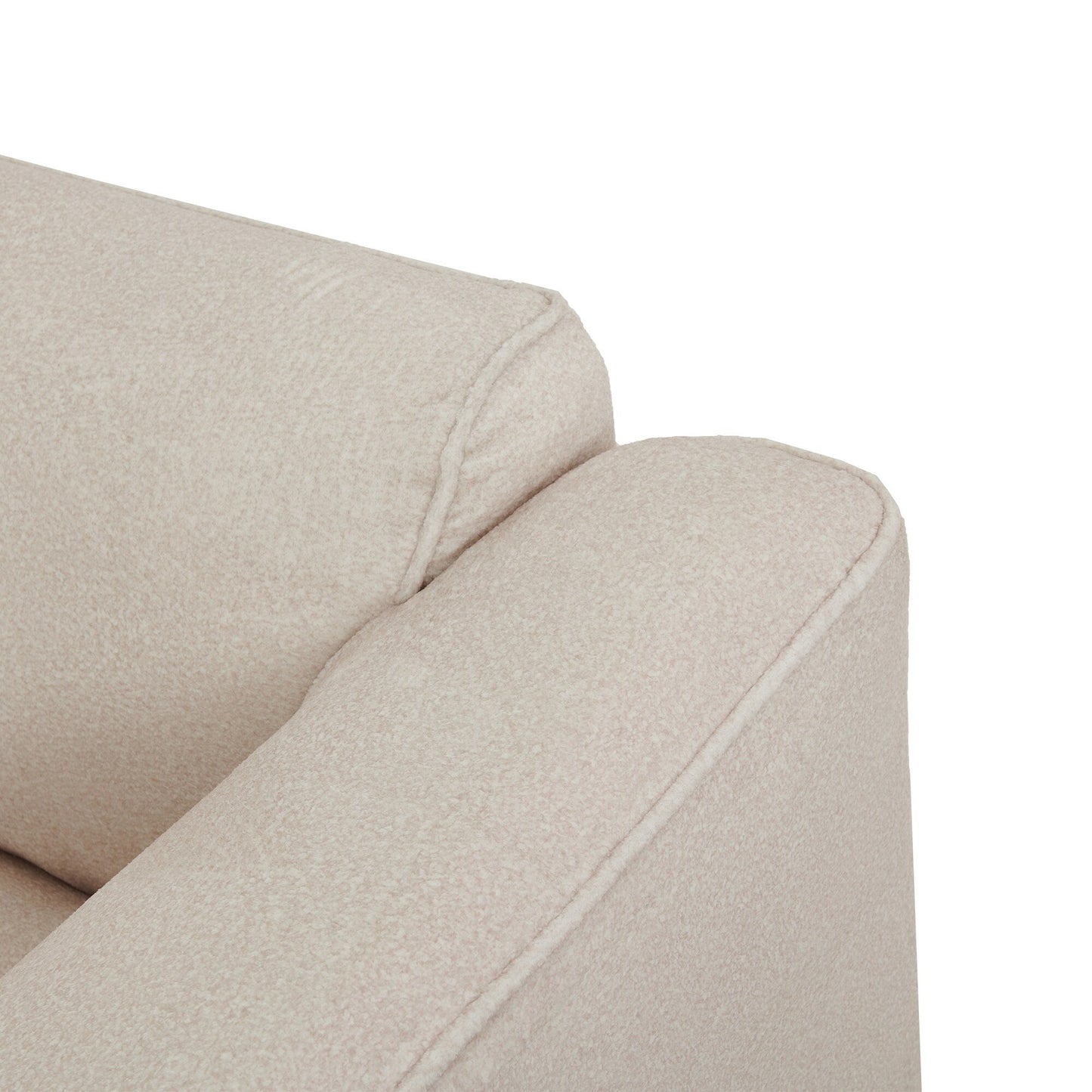 Modern Sectional Luxury Velvet 4-Seat Sofa with Removable Ottoman and Pillows for Living Room Apartment