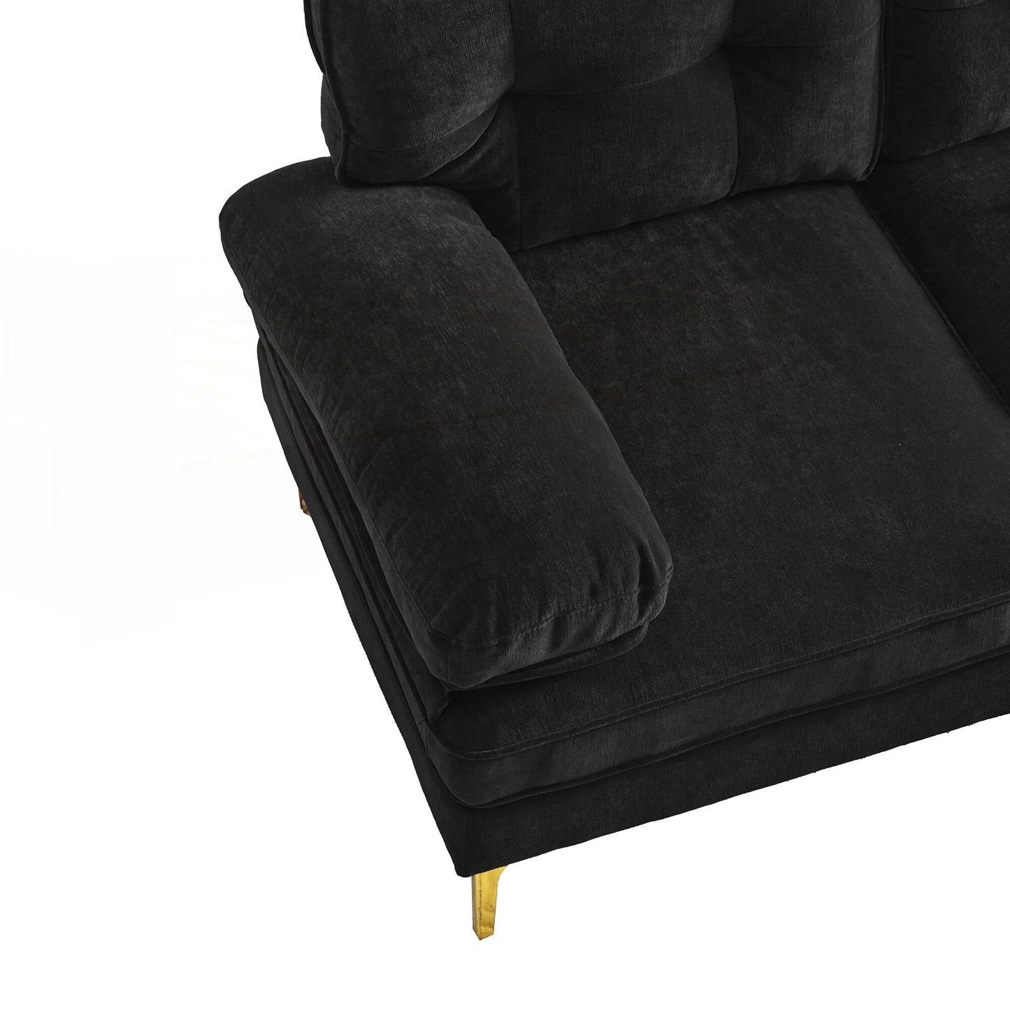 Modern Sectional Sofas Couches Velvet L-Shaped Couches