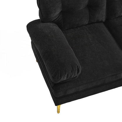 Modern Sectional Sofas Couches Velvet L-Shaped Couches