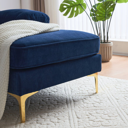Modern Sectional Sofas Couches Velvet L-Shaped Couches