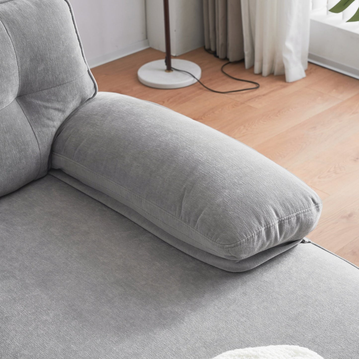 Modern Sectional Sofas Couches Velvet L-Shaped Couches