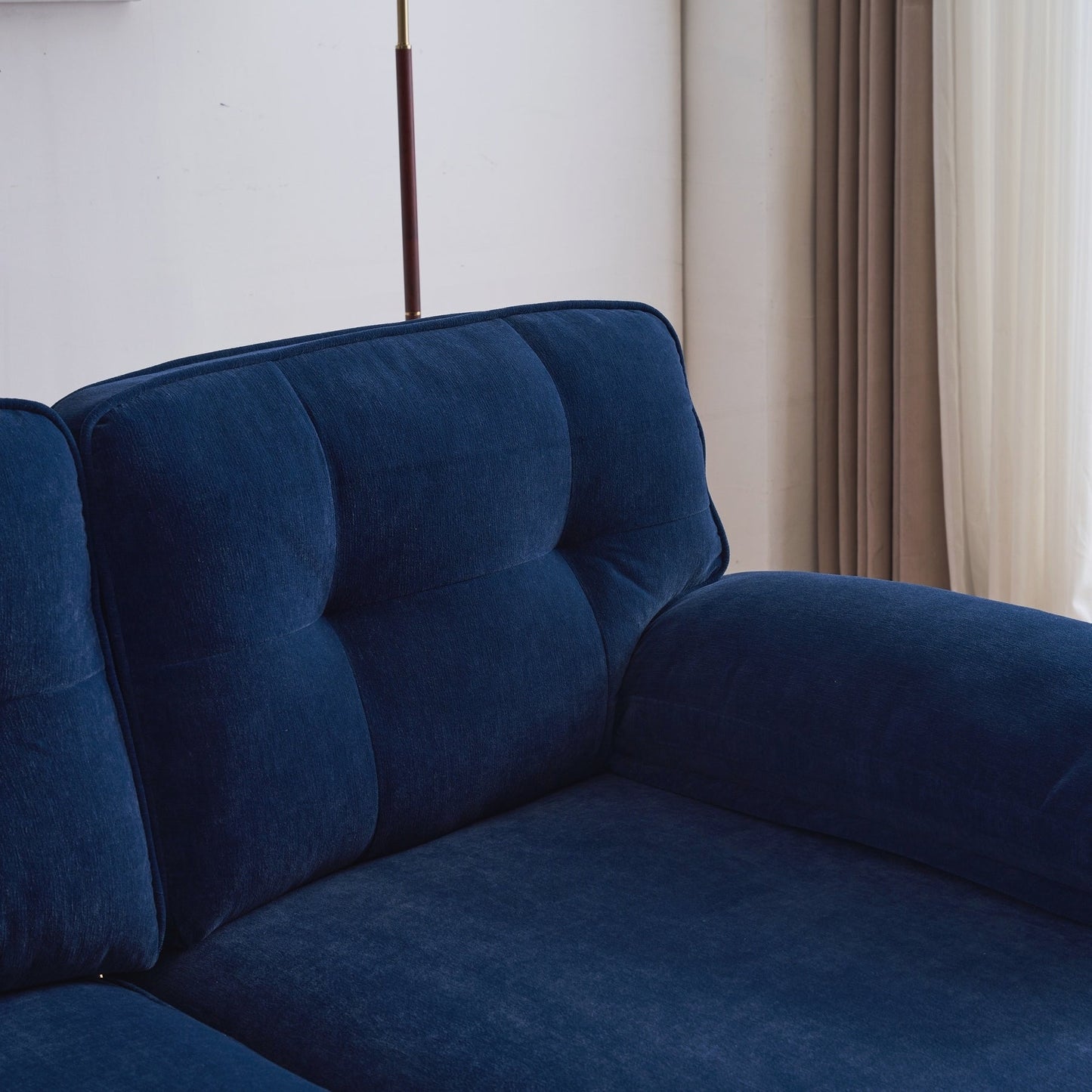 Modern Sectional Sofas Couches Velvet L-Shaped Couches