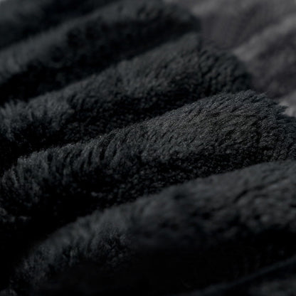 Modern Sofa bed lounger for moviebonus room,No Assembly Required,Black(Plush Corduroy Fabric)