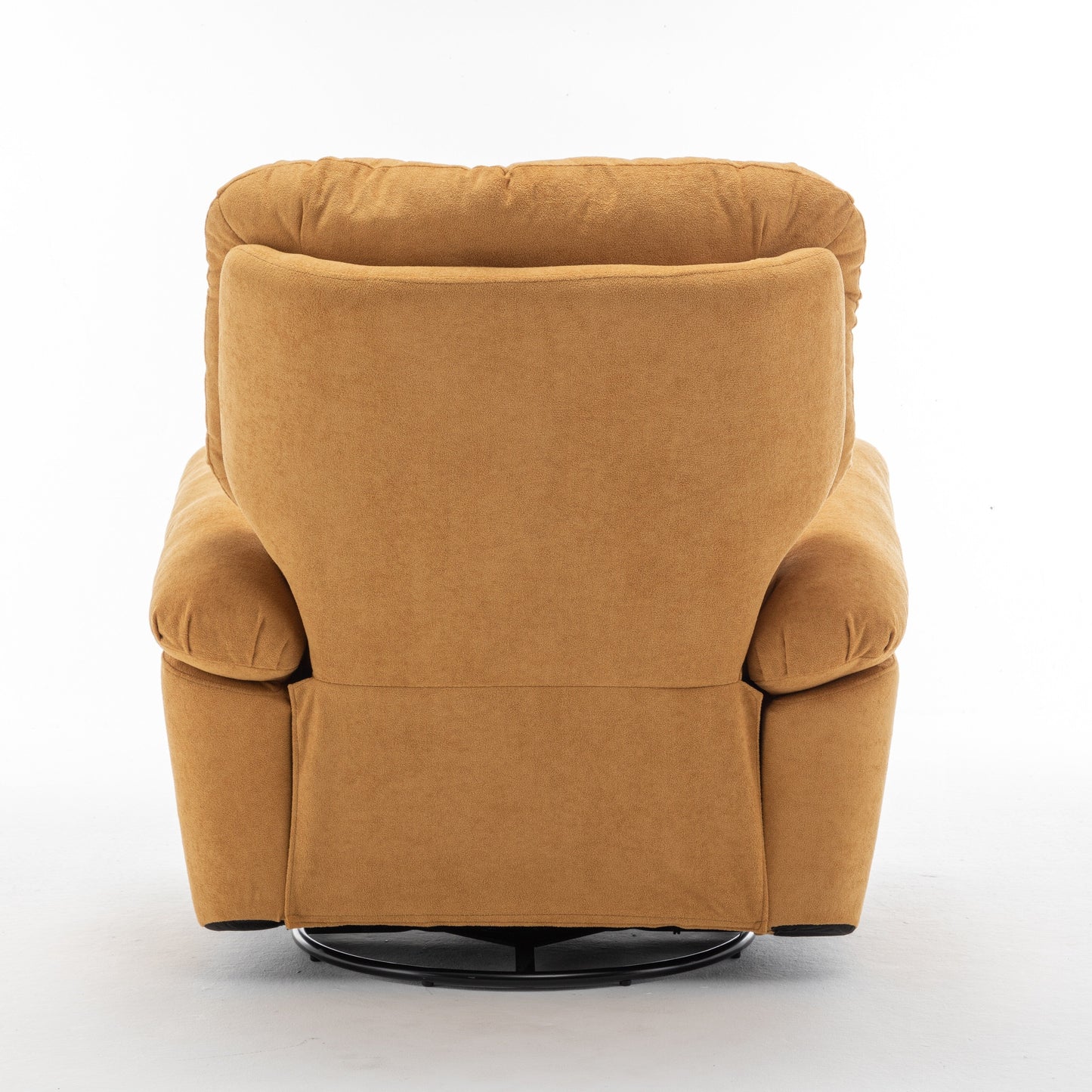 Modern Swivel Home Theatre Manual Recliner Adjustable Single Lazy Sofa with Footrest and Side Pocket