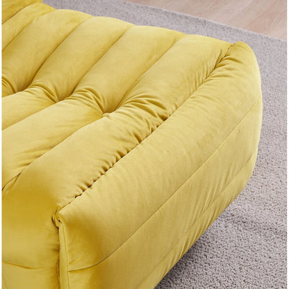 Modern Swivel Recliner with Side Pocketï¼Casual Upholstered Sofa Chair