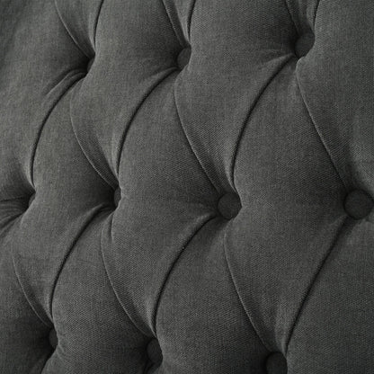 Modern Tufted Push Back Recliner Chair with Foldable Side Table and USB Charging Ports for Living Room or Bedroom