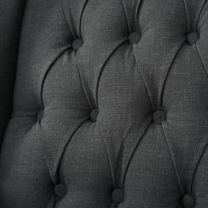 Modern Tufted Push Back Recliner Chair with Foldable Side Table and USB Charging Ports for Living Room or Bedroom