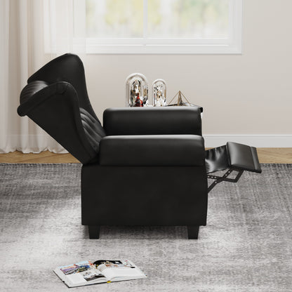 Modern Tufted Push Back Tufted Recliner Armchair