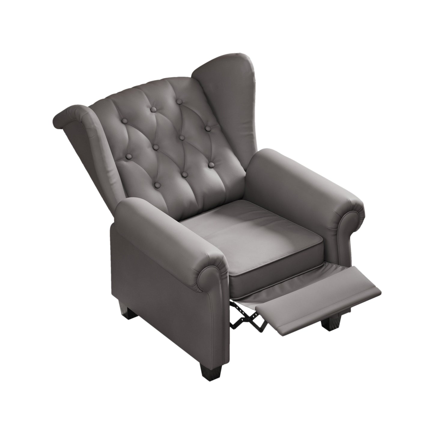 Modern Tufted Push Back Tufted Recliner Armchair