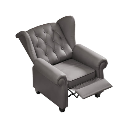 Modern Tufted Push Back Tufted Recliner Armchair