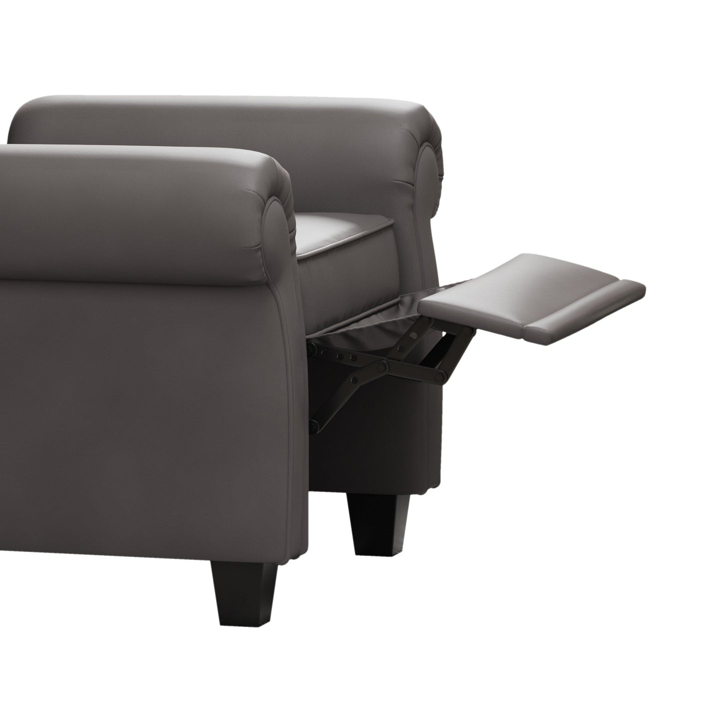 Modern Tufted Push Back Tufted Recliner Armchair