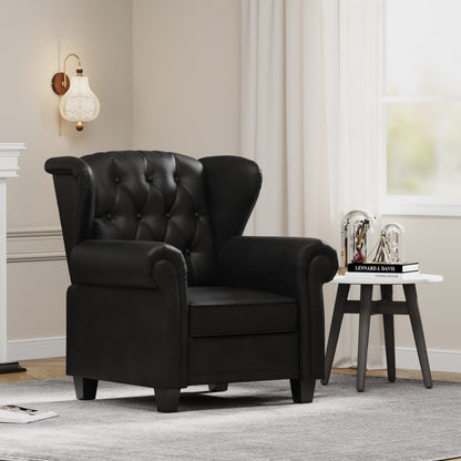 Modern Tufted Push Back Tufted Recliner Armchair