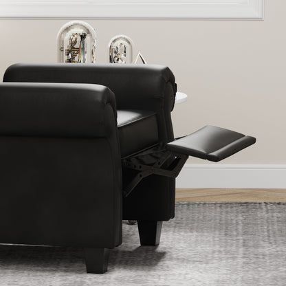 Modern Tufted Push Back Tufted Recliner Armchair
