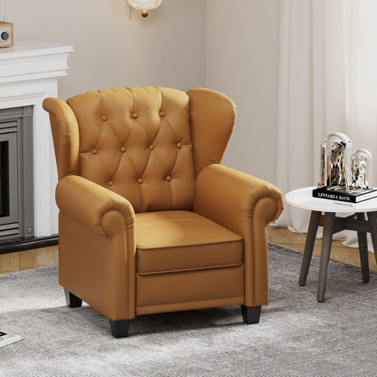 Modern Tufted Push Back Tufted Recliner Armchair