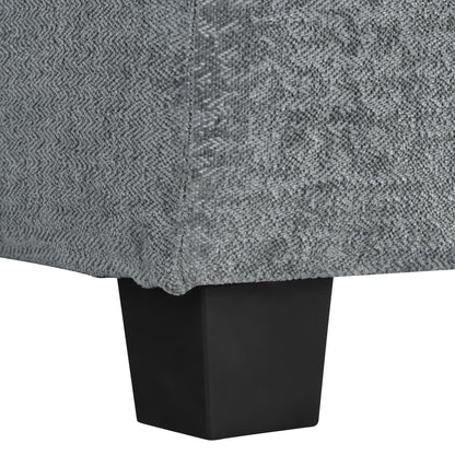 Modern U-Shaped Chenille Modular Sofa Living Room Tufted Back 6-Seat Sectional Sofa with Adjustable Armrest Pillows