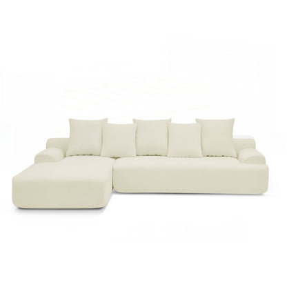 Modern Upholstered L-Shape Sectional Sofa Couch