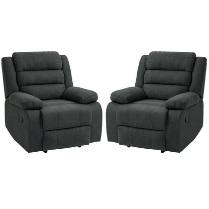 Modern Upholstered Recliner Chair with Adjustable Backrest