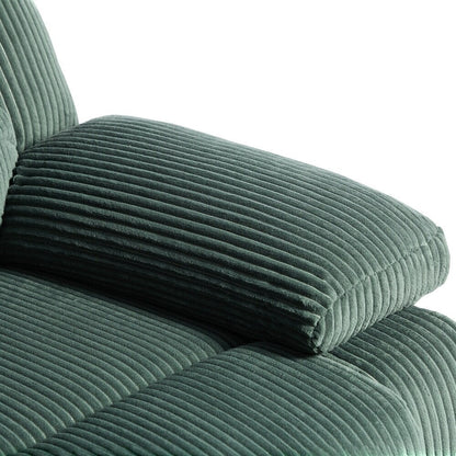Modern Upholstered Recliner Chair with Adjustable Backrest