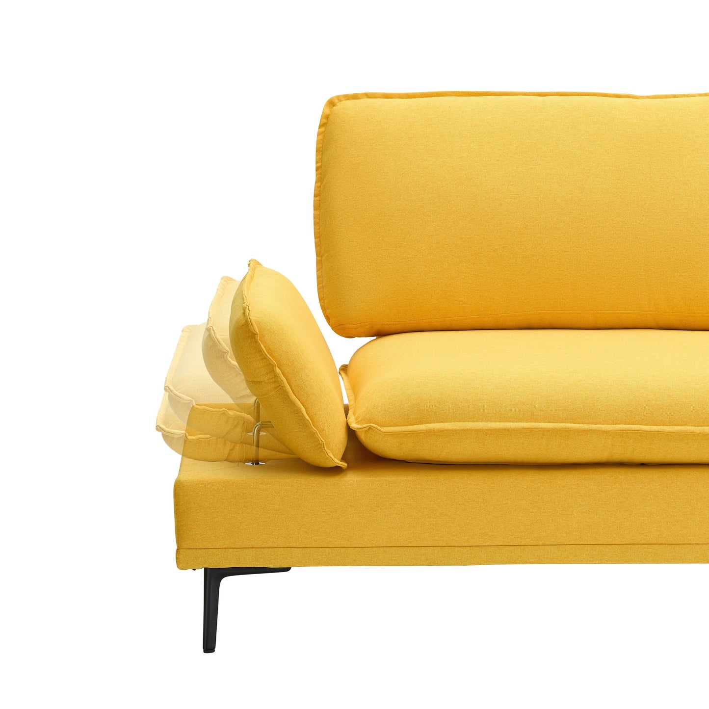 Modern Upholstered Sofa, Living Room Bedroom Apartment Small Space