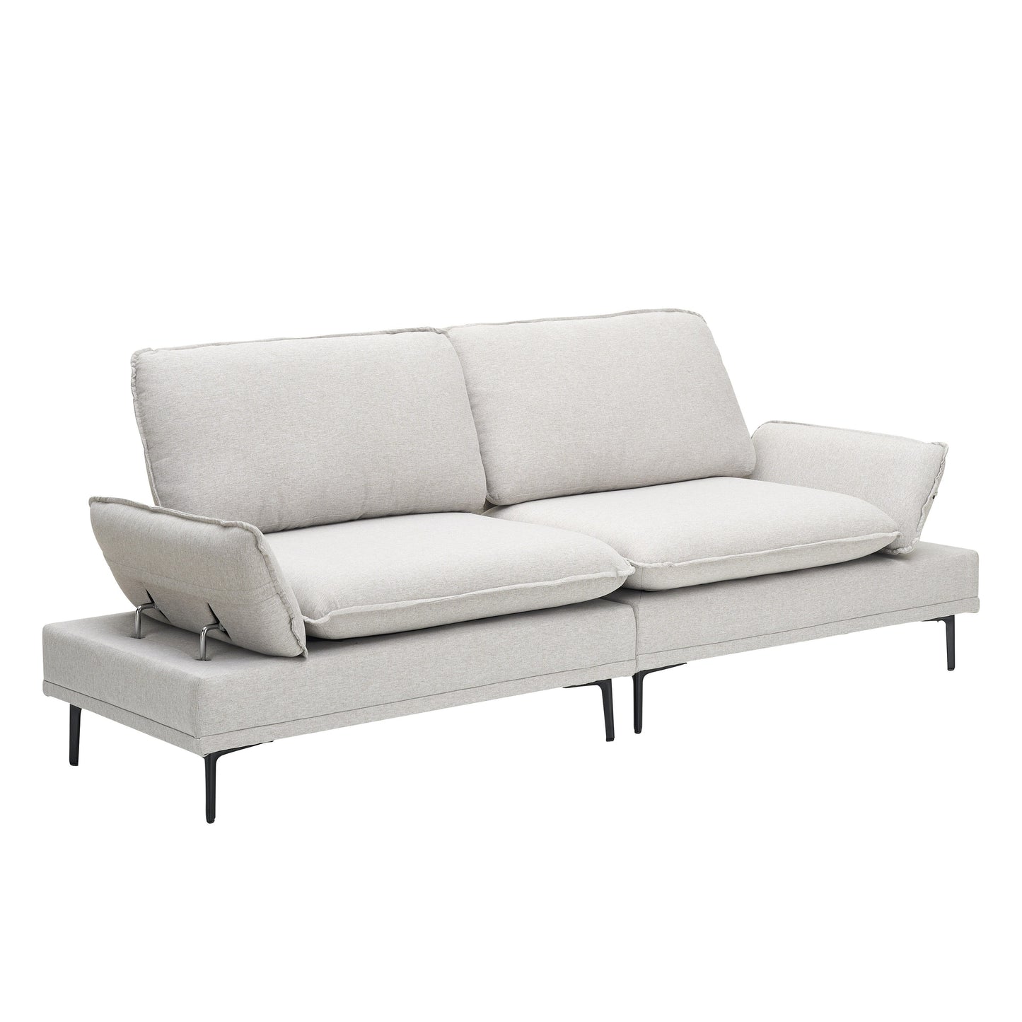 Modern Upholstered Sofa, Living Room Bedroom Apartment Small Space