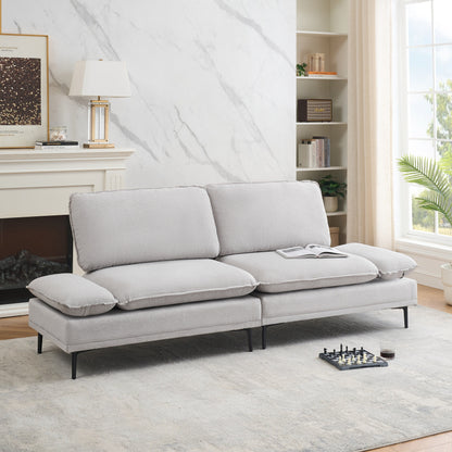 Modern Upholstered Sofa, Living Room Bedroom Apartment Small Space
