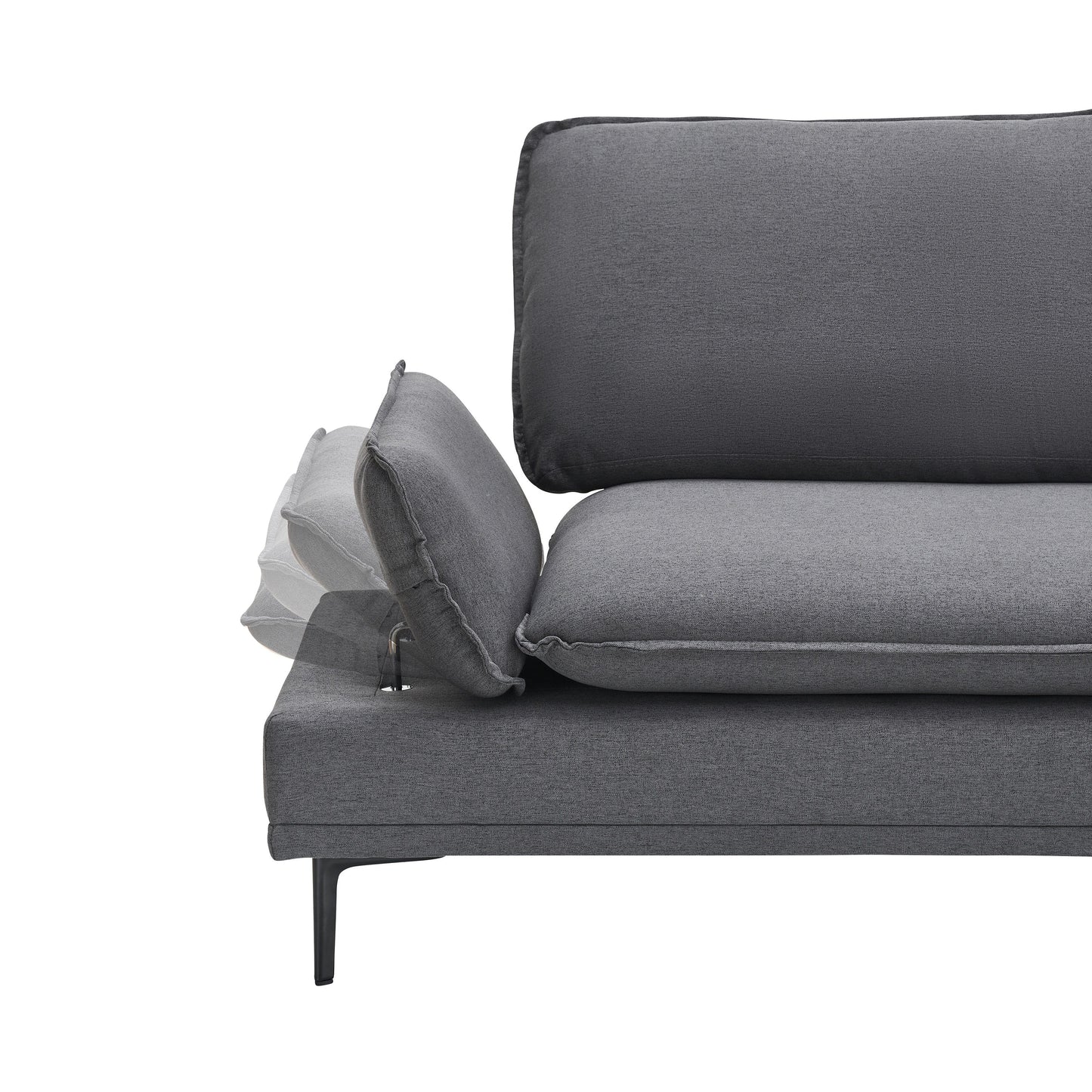 Modern Upholstered Sofa, Living Room Bedroom Apartment Small Space