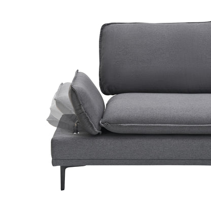Modern Upholstered Sofa, Living Room Bedroom Apartment Small Space