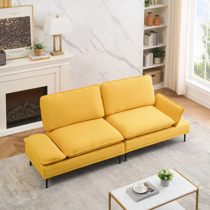 Modern Upholstered Sofa, Living Room Bedroom Apartment Small Space