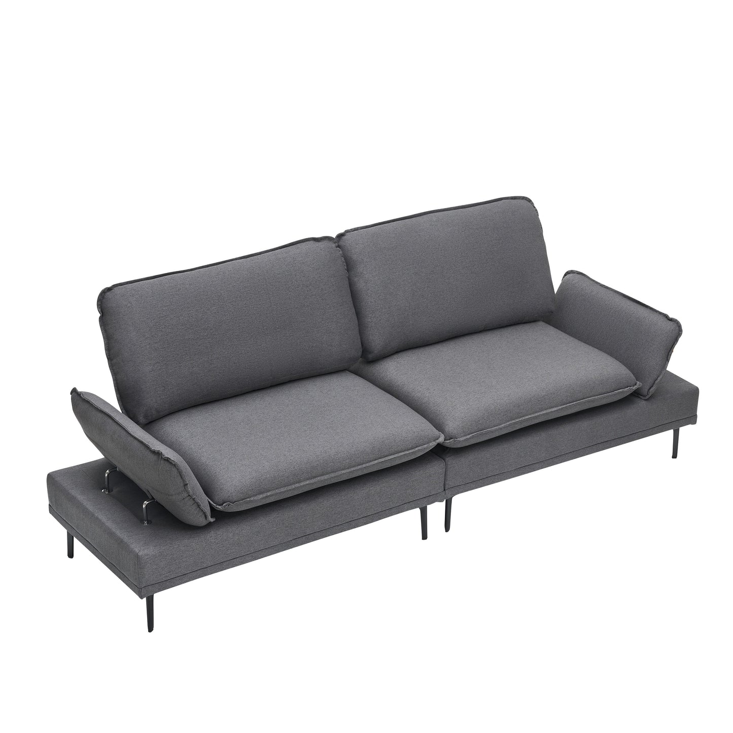 Modern Upholstered Sofa, Living Room Bedroom Apartment Small Space