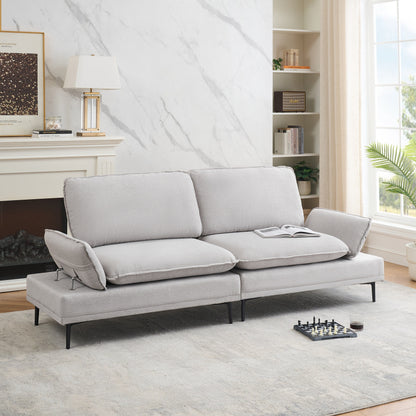Modern Upholstered Sofa, Living Room Bedroom Apartment Small Space