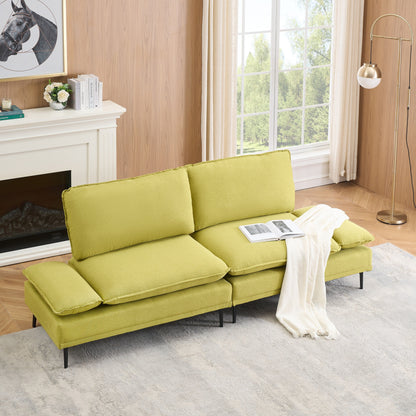 Modern Upholstered Sofa, Living Room Bedroom Apartment Small Space